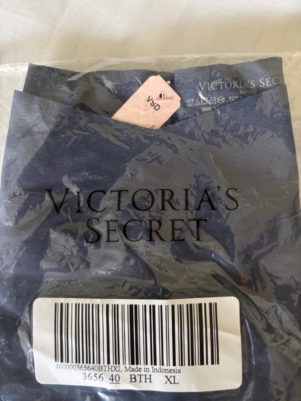 Victoria's Secret Navy Panty - XL - Picture 3 of 5